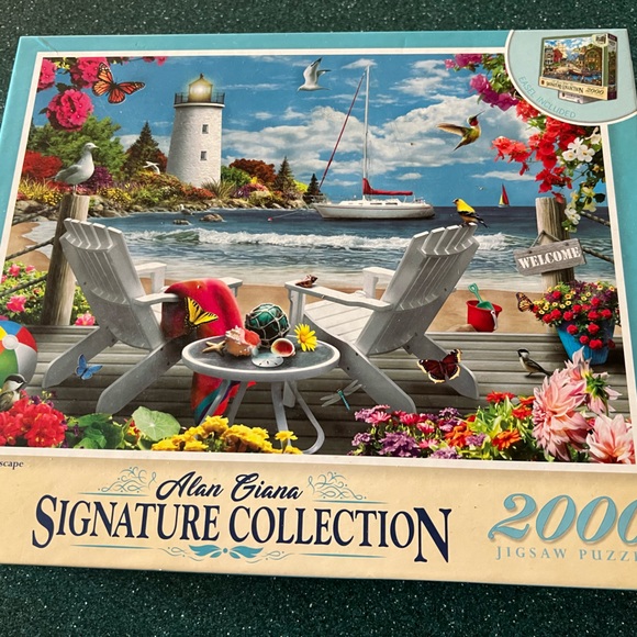 Master Pieces Other - Signature Collection 2000-Piece Jigsaw Puzzle Beautiful Beach Scene